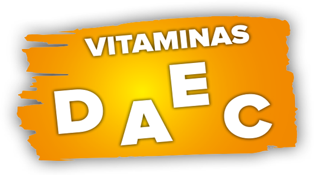 Vitaminas D, A, E y C